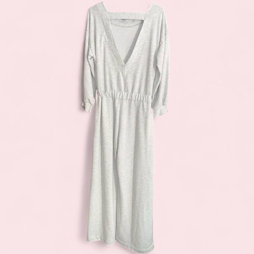 BUCKETLIST Light Gray Jumpsuit